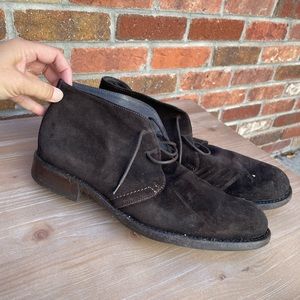 J crew suede dark brown chukka like boot size 13 men’s